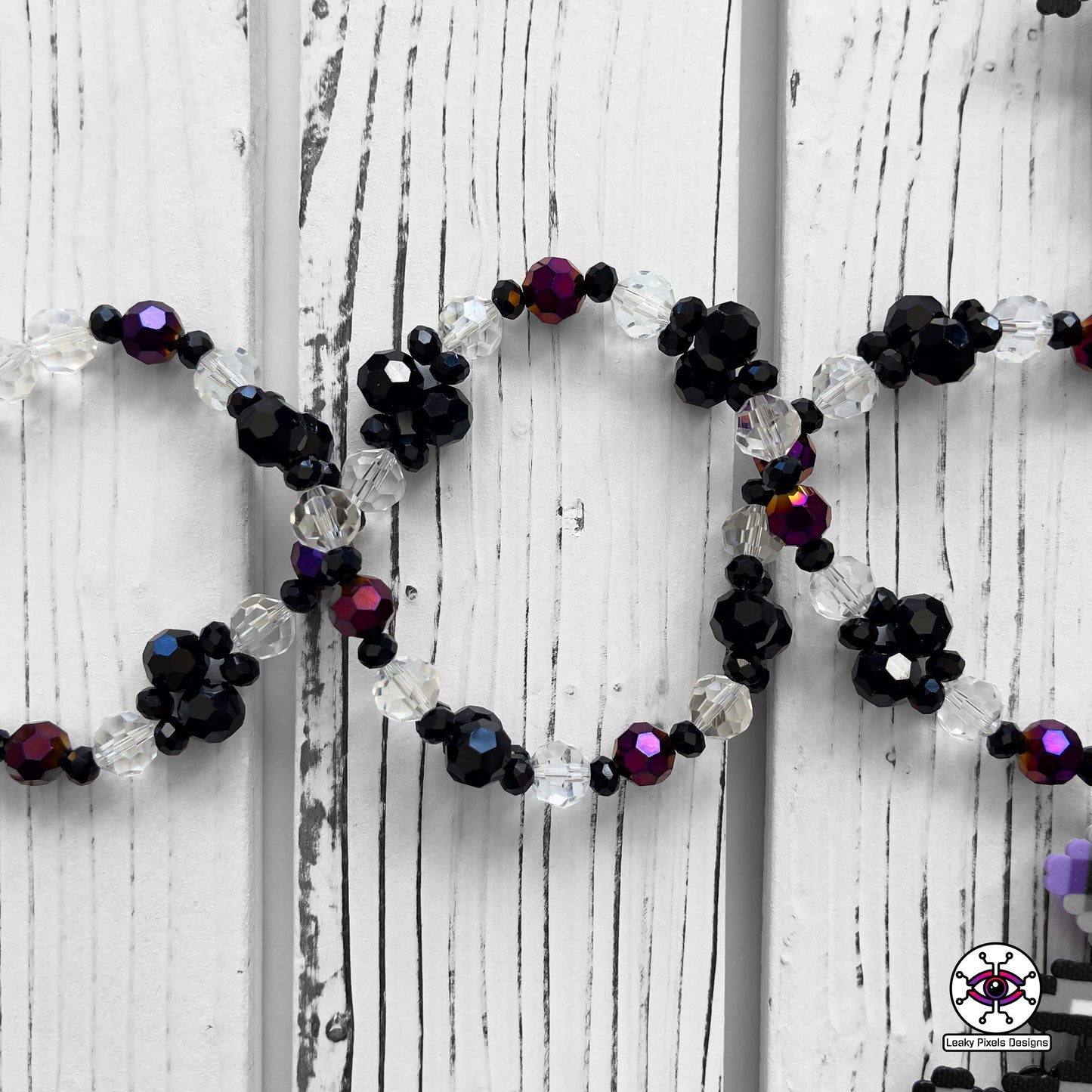 ghengar ghastly perler necklace by leaky pixels