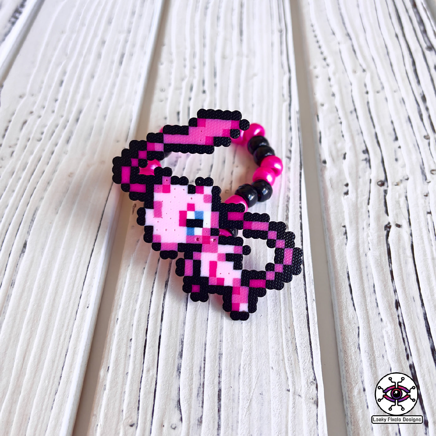Pulseras Perler Mew y Mewtwo