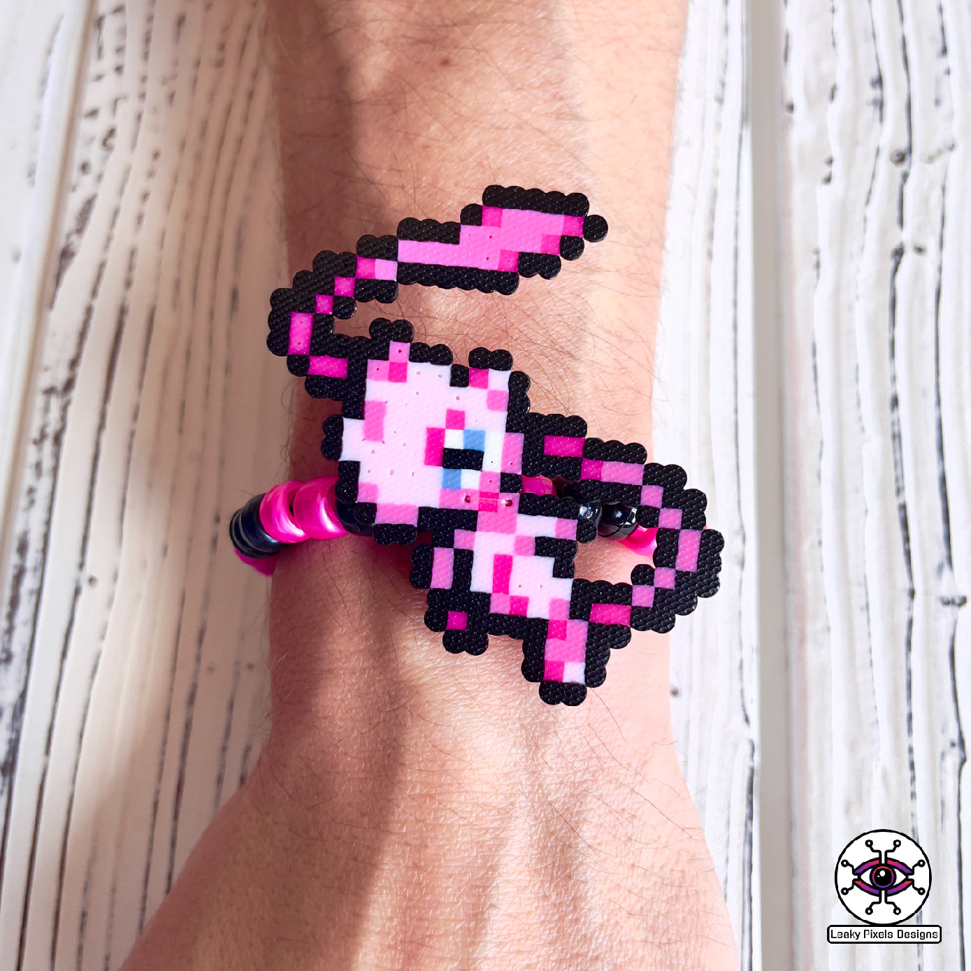 Pulseras Perler Mew y Mewtwo