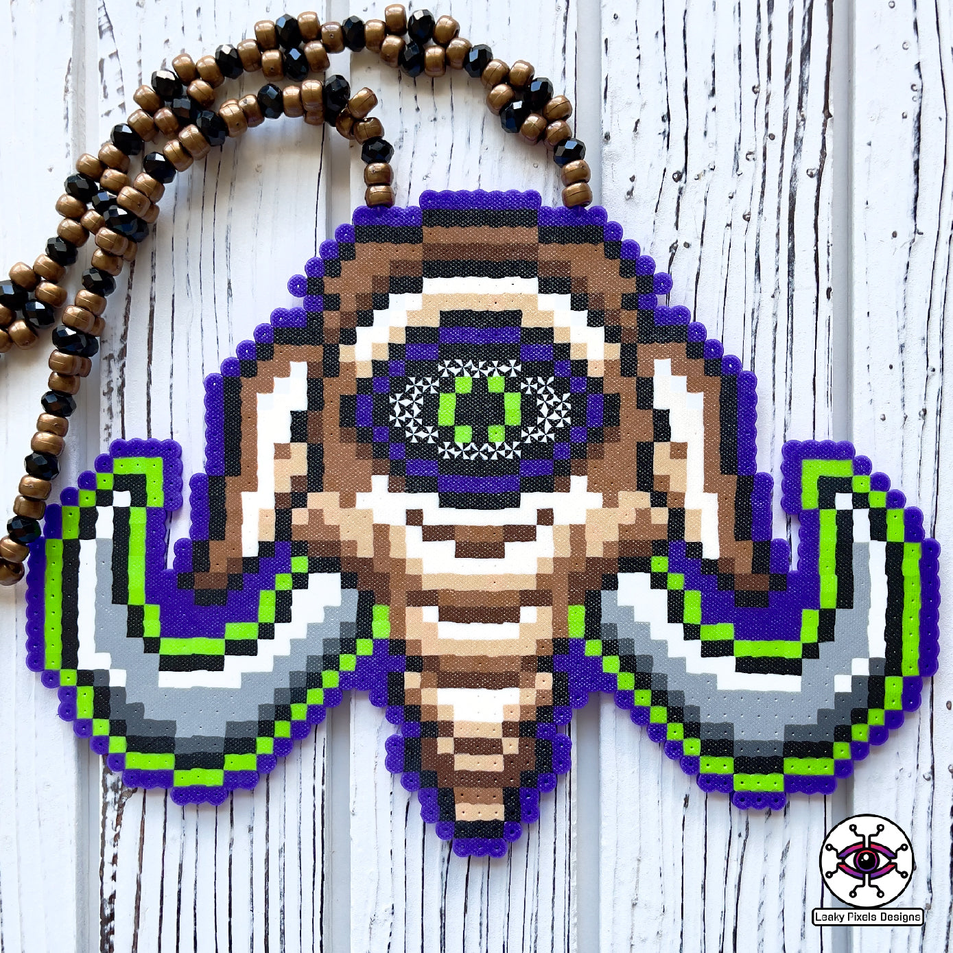 Wooli-Tronics Perler-Halskette