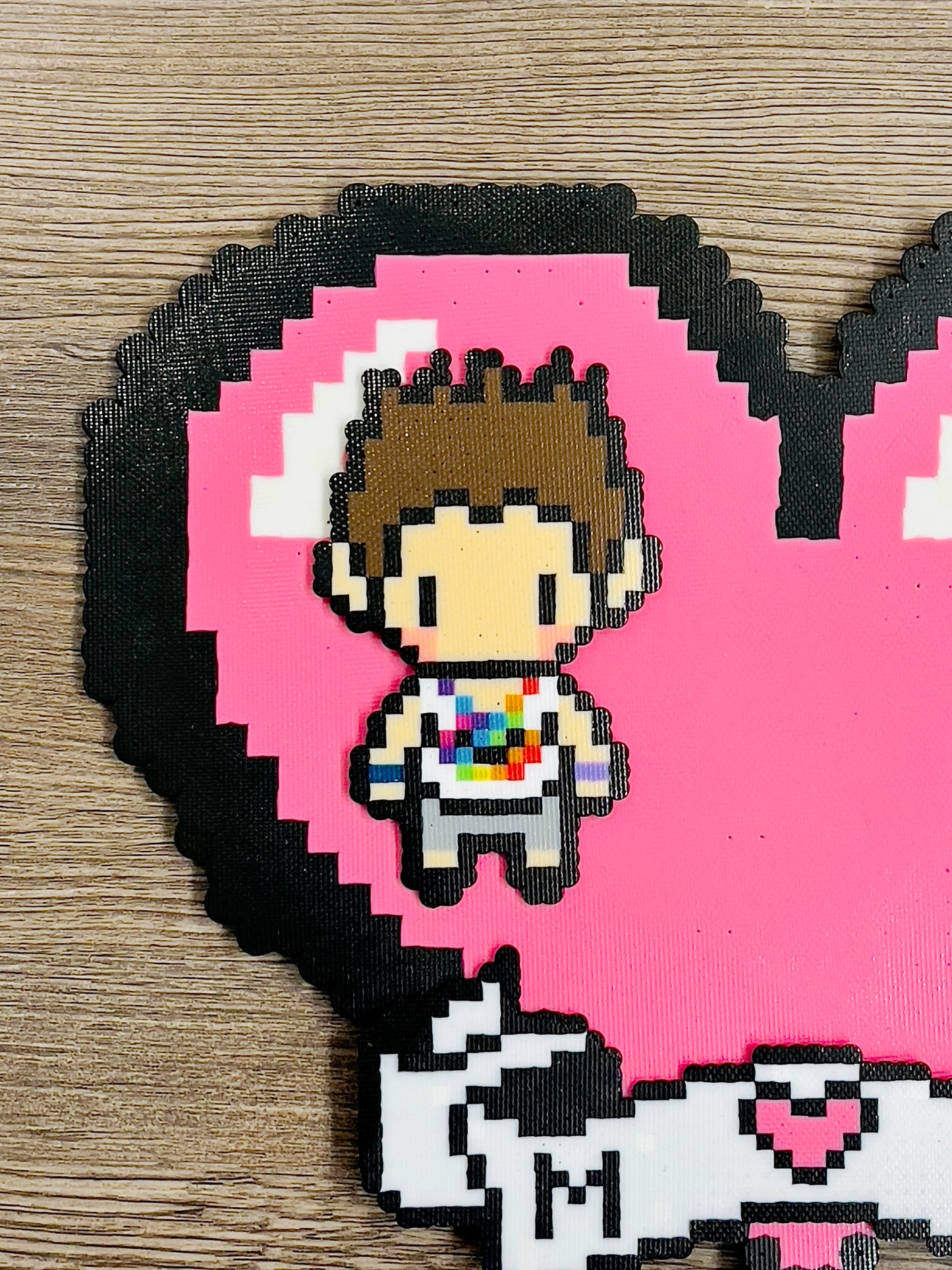 Custom Couple Heart Perler