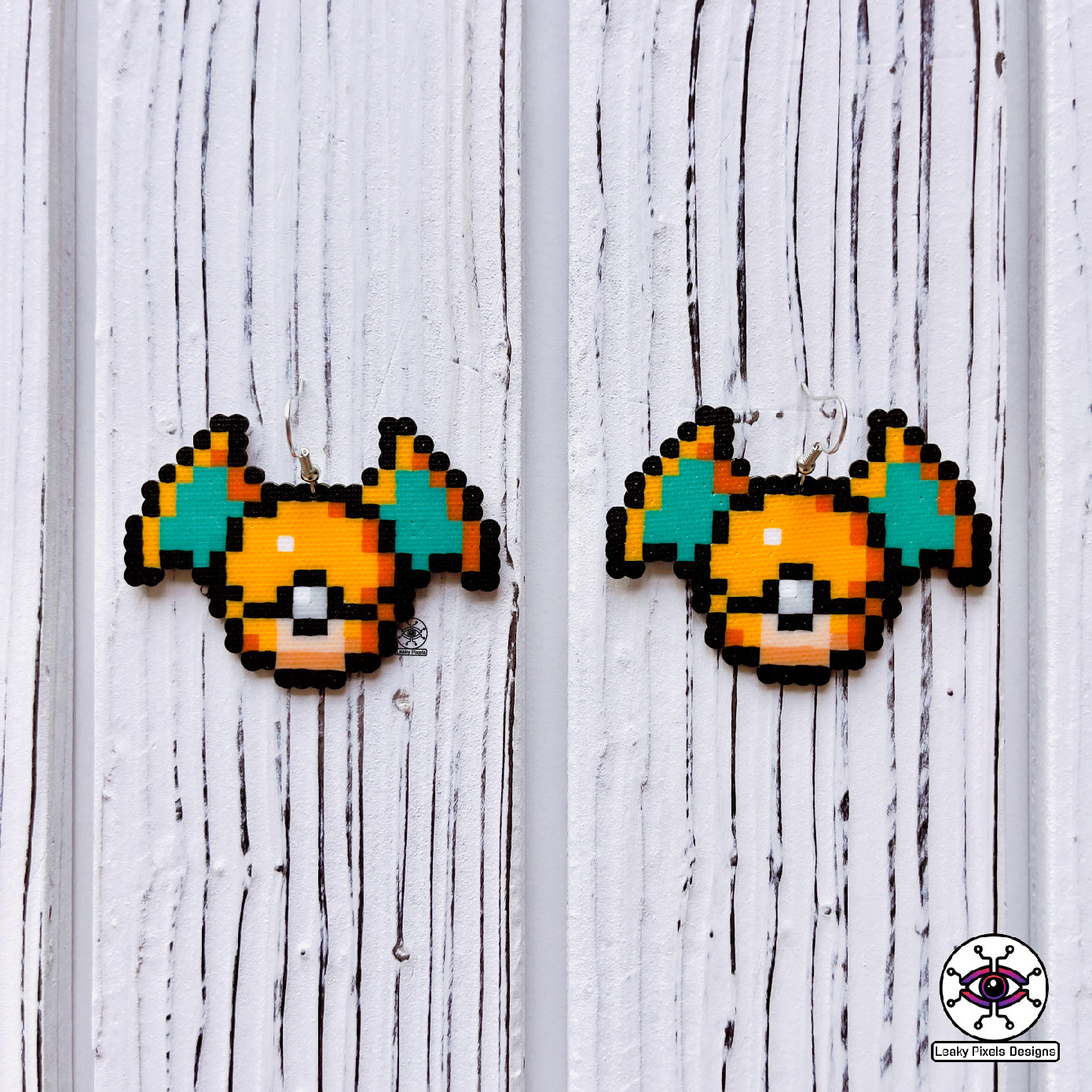 pokemon pokeball earrings charizard pikachu gengar