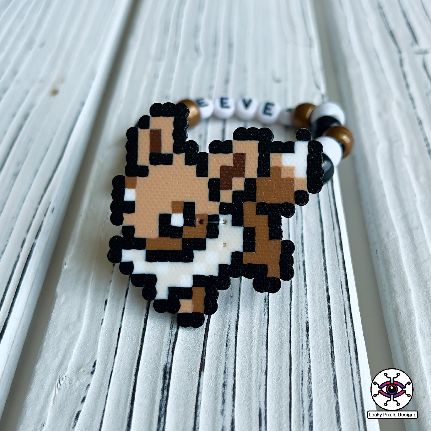 Eevee Evolutions Pokémon Perler Bracelets – Leaky Pixels