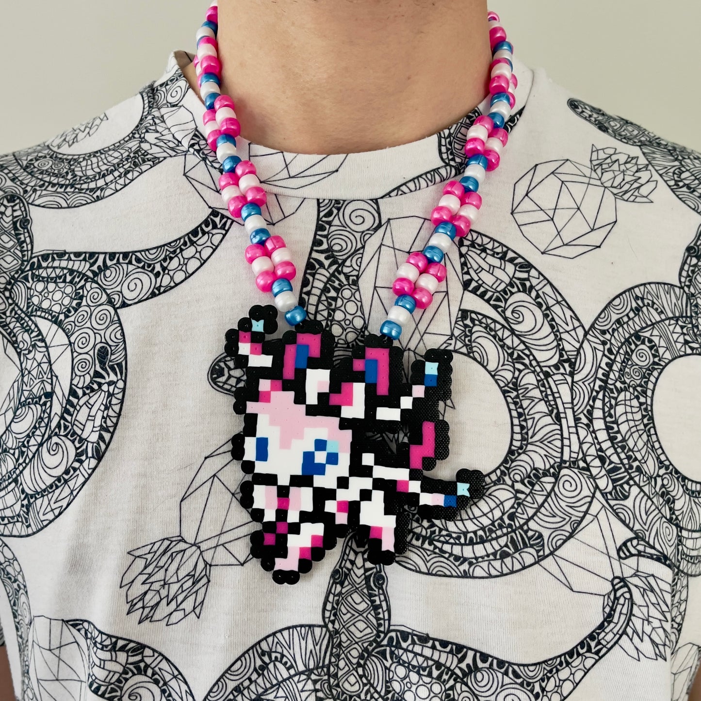 Collar Espeon Perler