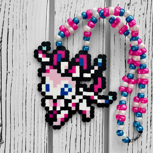 Collar Espeon Perler