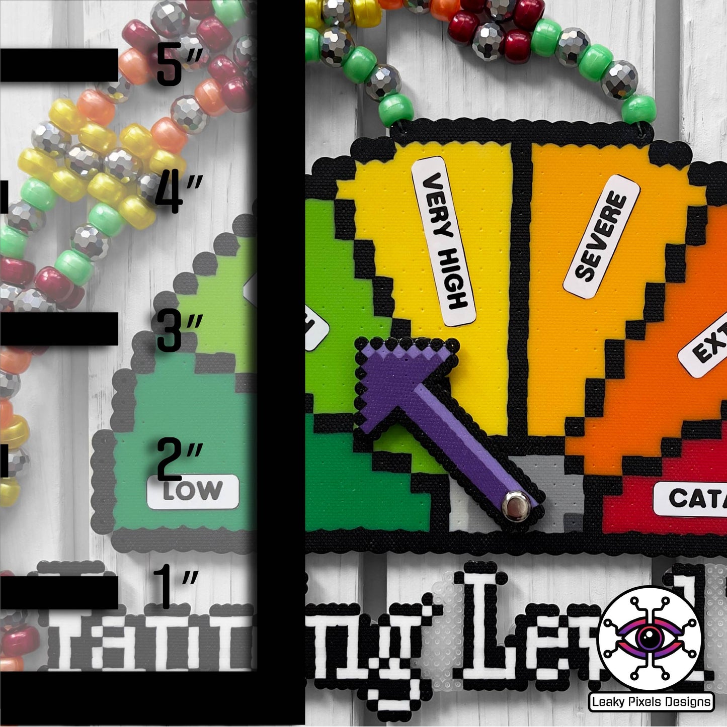 Yapping Level Today Perler Necklace