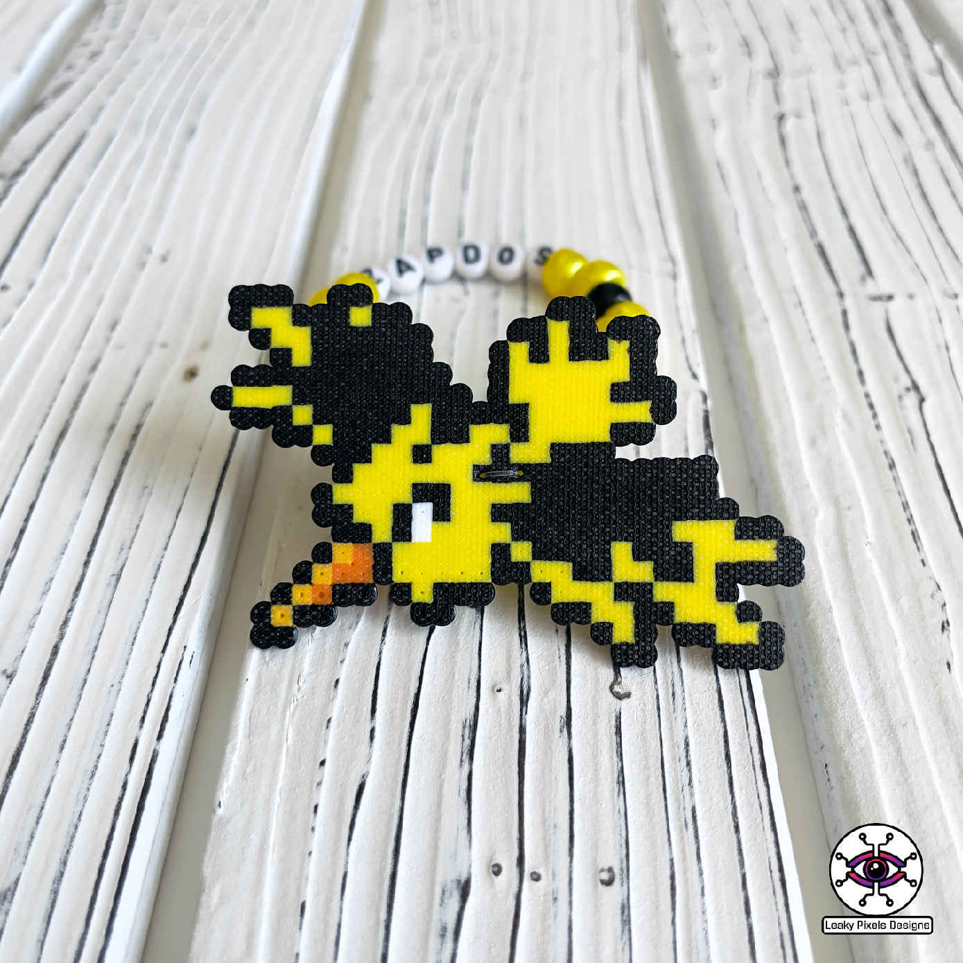 Zapdos Articuno Moltres Pokémon Perler Bracelets – Leaky Pixels